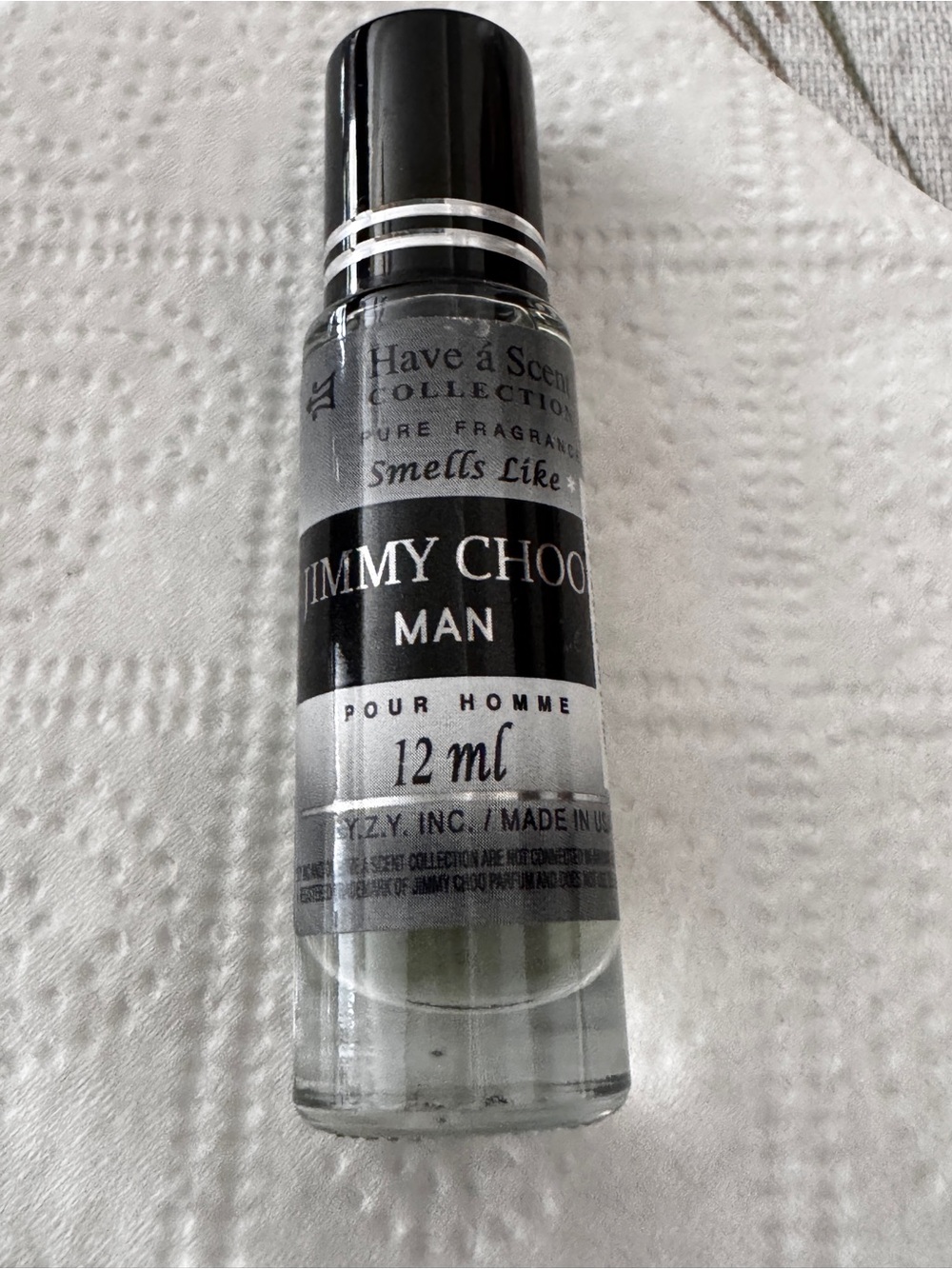 Jimmy Choo Man Roll-On Fragrance — Black and Silver